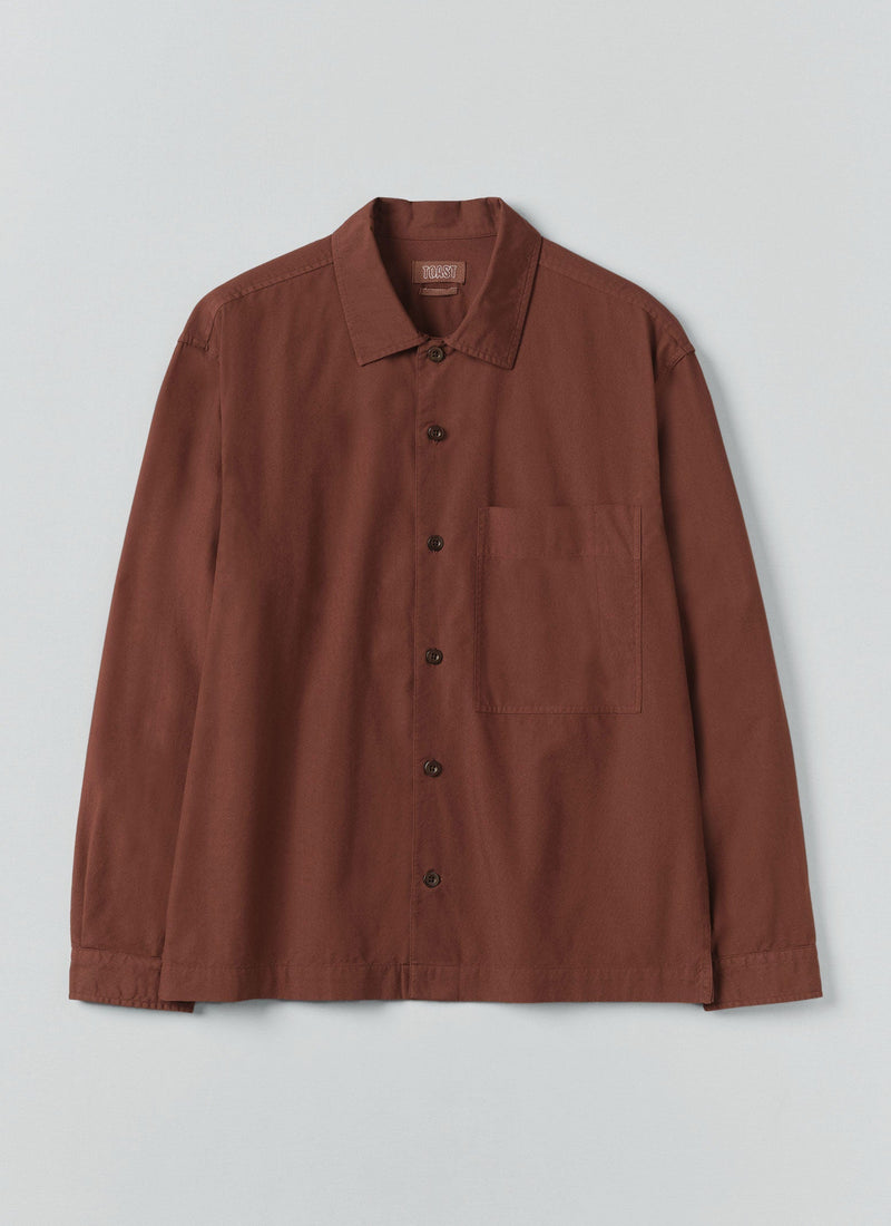 Garment Dyed Oxford Shirt | Cinnamon