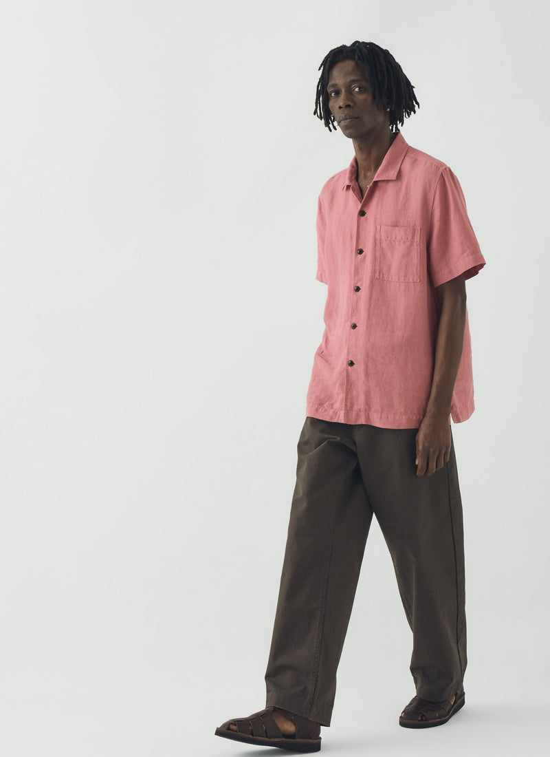Short Sleeve Linen Shirt