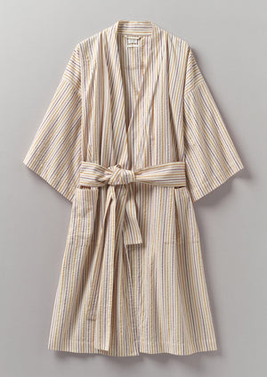 Scout Stripe Cotton Gown | Marigold
