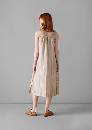 Scout Stripe Cotton Nightdress | Marigold
