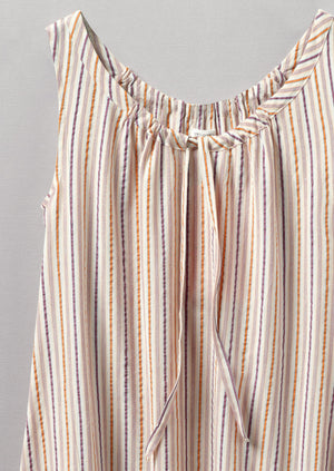 Scout Stripe Cotton Nightdress | Marigold