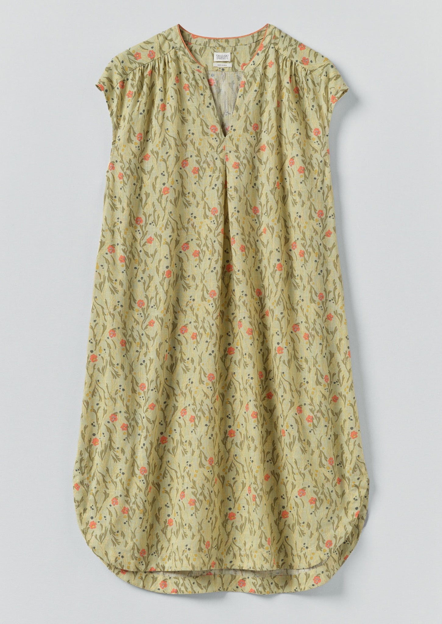 Seaweed Print Nightdress | Light Sage