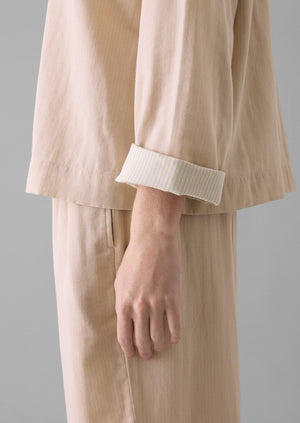 Soft Double Faced Cotton Pajamas | Soft Heather/Celery