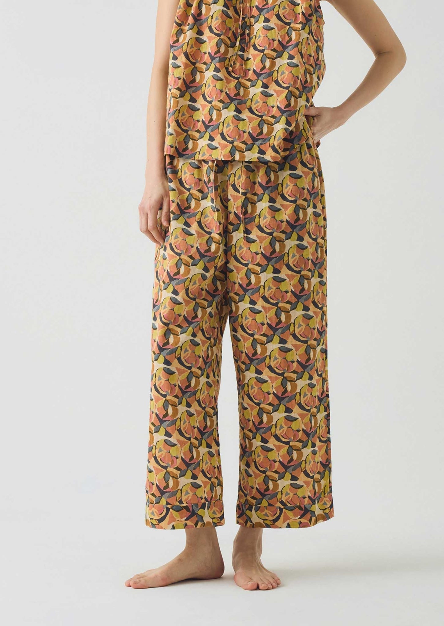 Still Life Print Pajamas | Clay