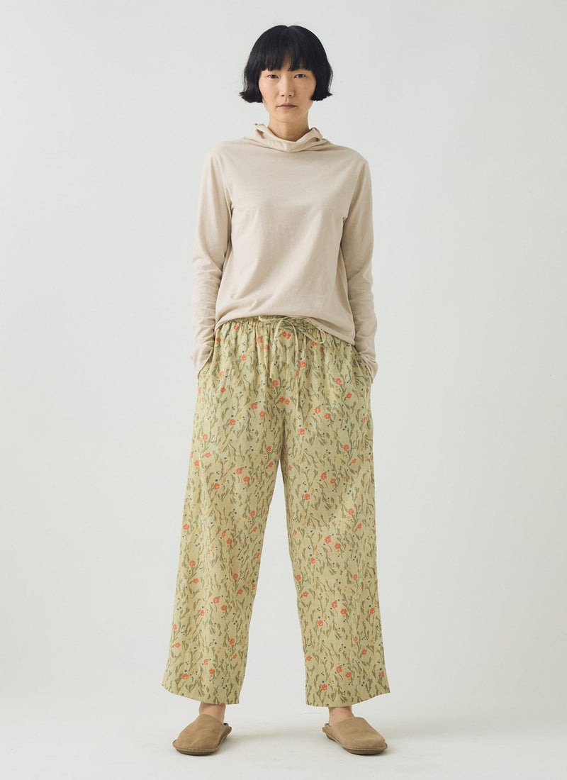 Seaweed Print Pyjama Pants | Light Sage