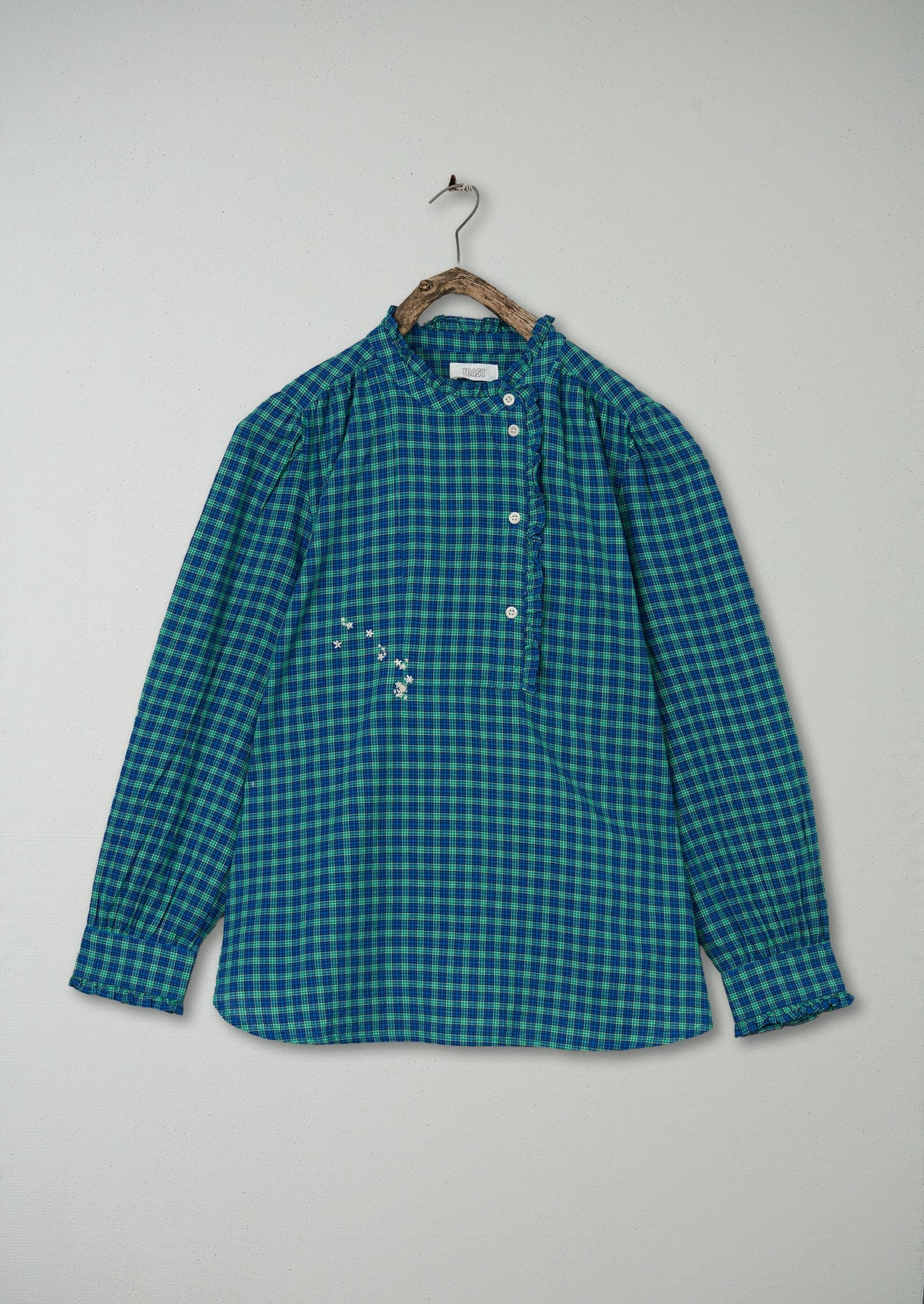 Renewed Kala Check Shirt Size 12 (55) | Blue/Green