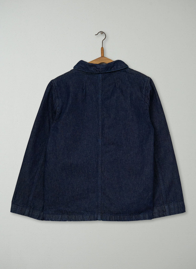 Renewed Hal Denim Workwear Jacket Size 12 (019) | Indigo