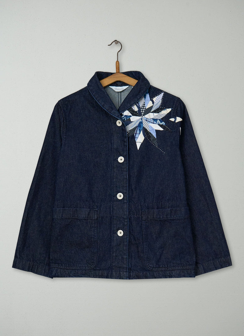 Renewed Hal Denim Workwear Jacket Size 12 (019) | Indigo