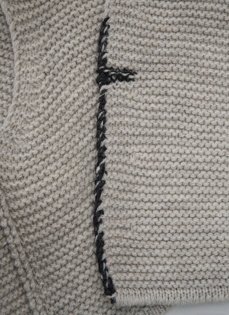 Renewed Textured Knit Gilet Size SM (43) | Harvest