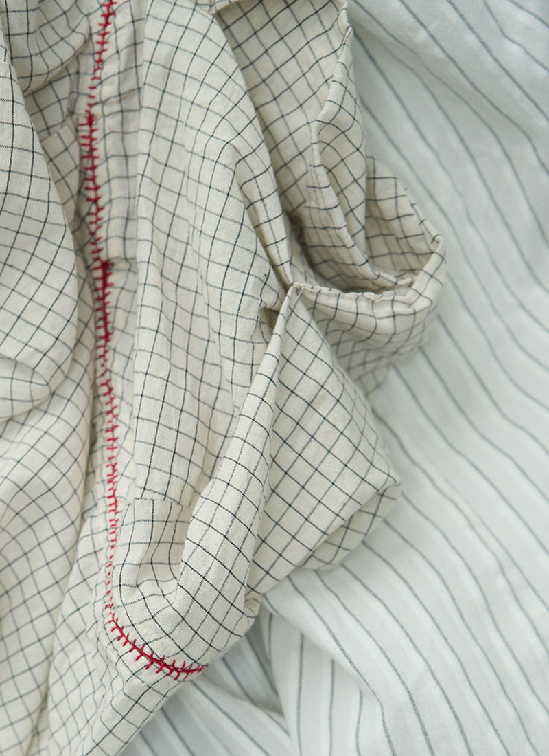 Renewed Striped Skirt By Bethany Williams | Ecru/Black