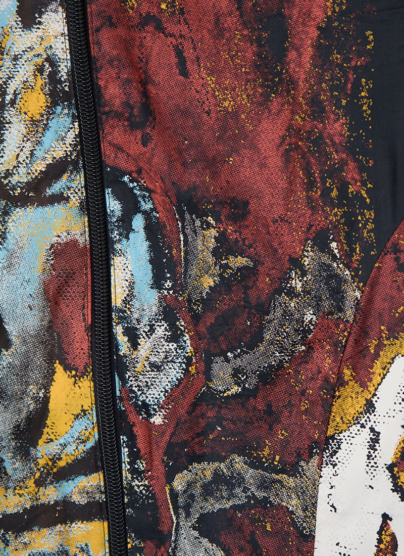 Renewed Draped Silk Top By Bethany Williams | Brown Multi