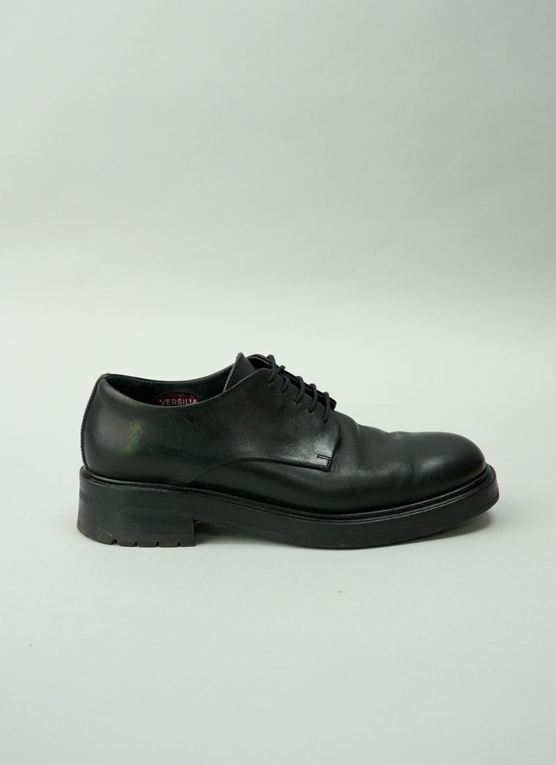 Reworn Sturlini Leather Derby Shoes Size 41 (716) | Black