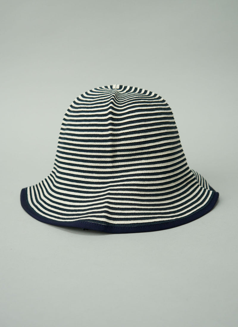 Reworn Stripe Cotton Tulip Hat (095) | Multi