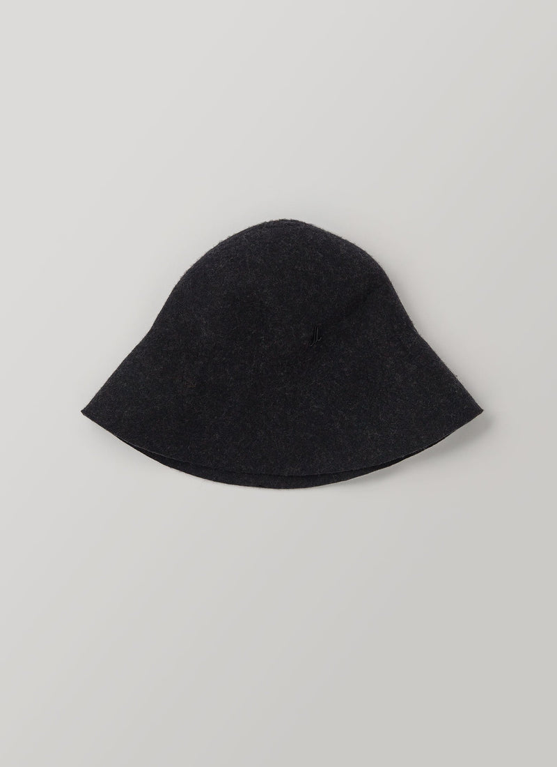 Reworn Wool Felt Hat (099) | Anthracite