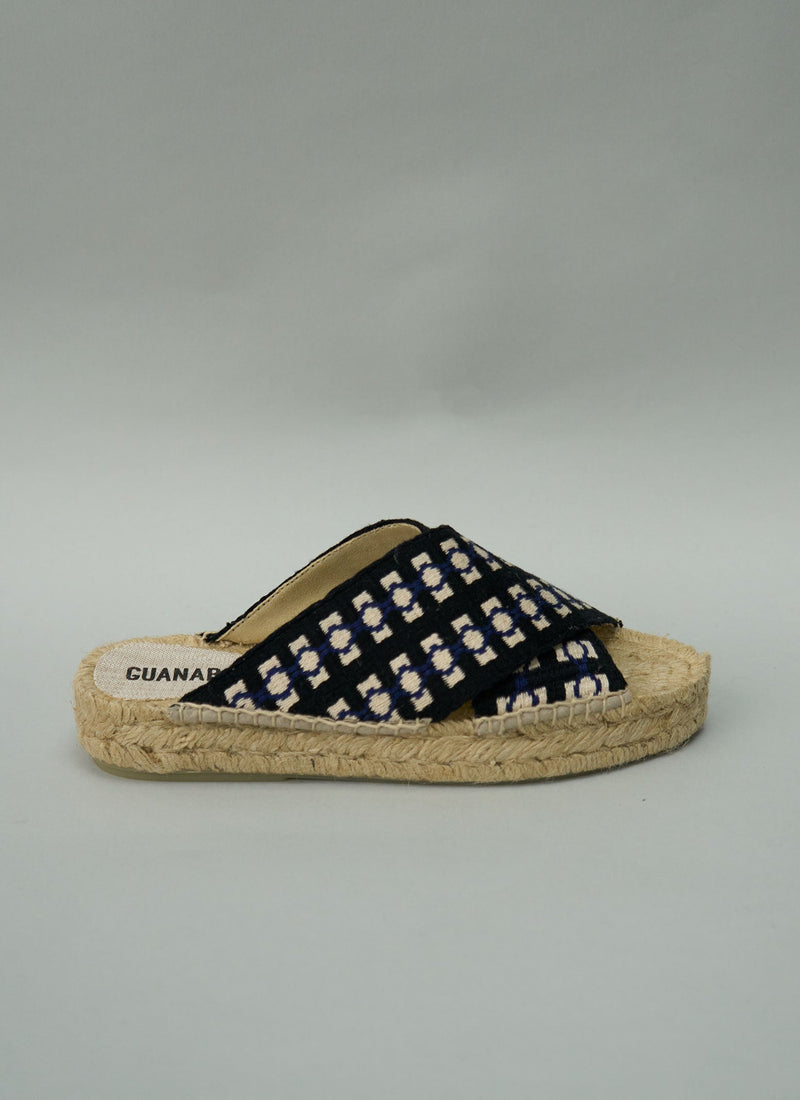 Reworn  Hand Woven Espadrilles Size 36 (691) | Blue