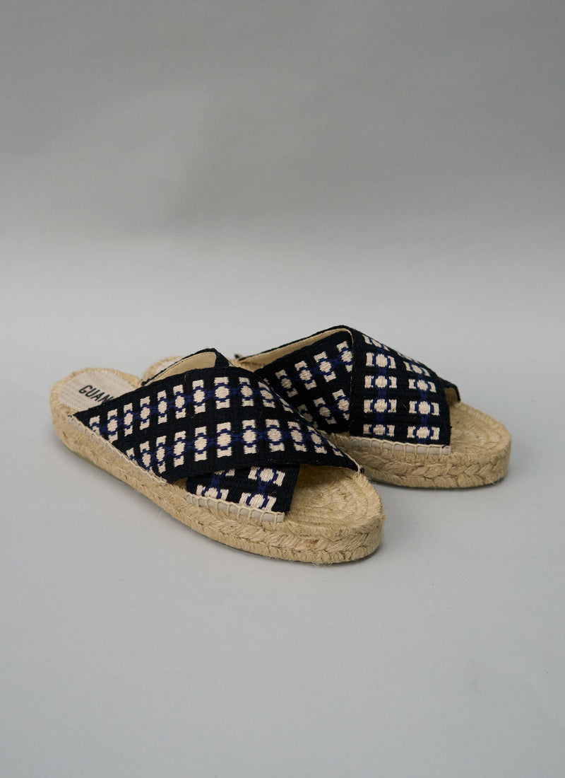Reworn  Hand Woven Espadrilles Size 36 (691) | Blue