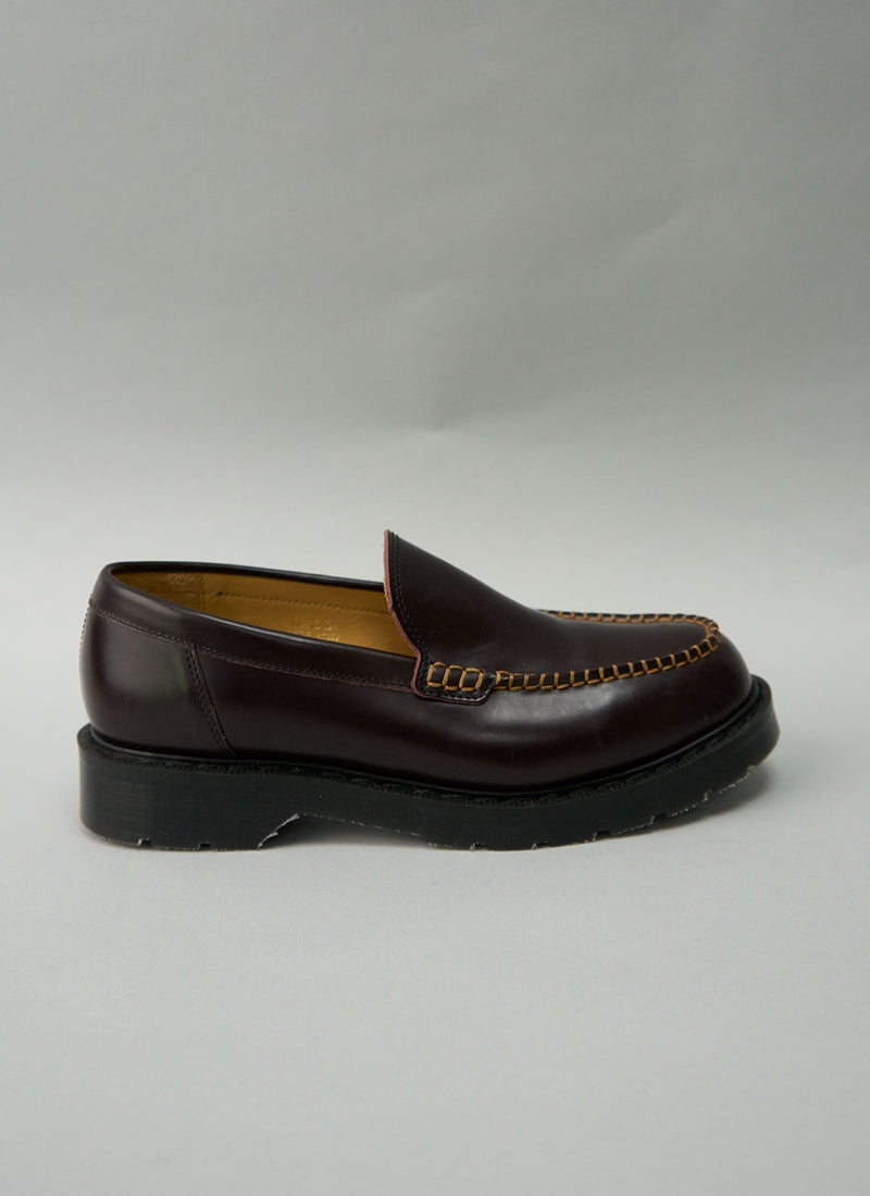 Reworn Solovair Leather Loafers Size 7 (712) | Cordovan