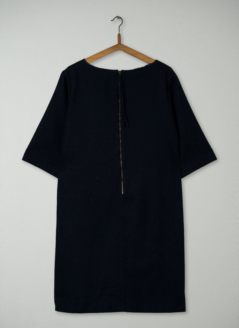 Reworn Ros Dress Size 14 (1963) | Navy