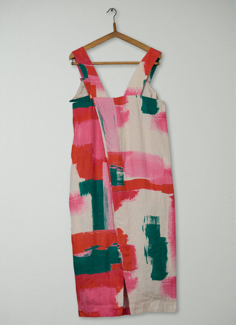 Reworn Medee Dress Size 16 (1930) | Multi