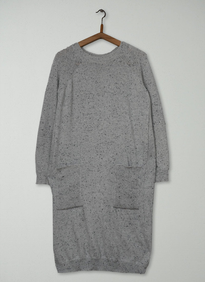 Reworn Donegal Wool Dress Size 10 (2180) | Multi