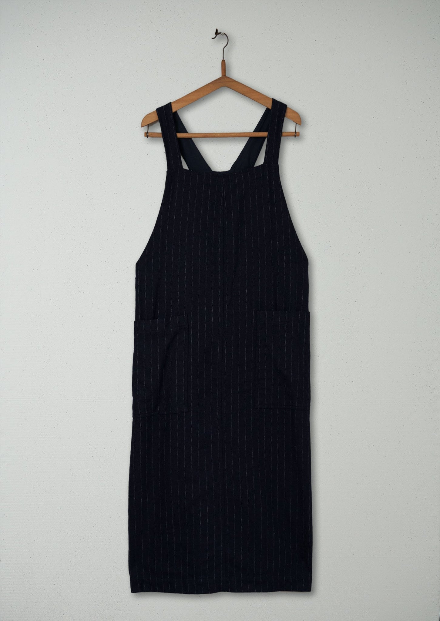 Navy pinafore dress best sale