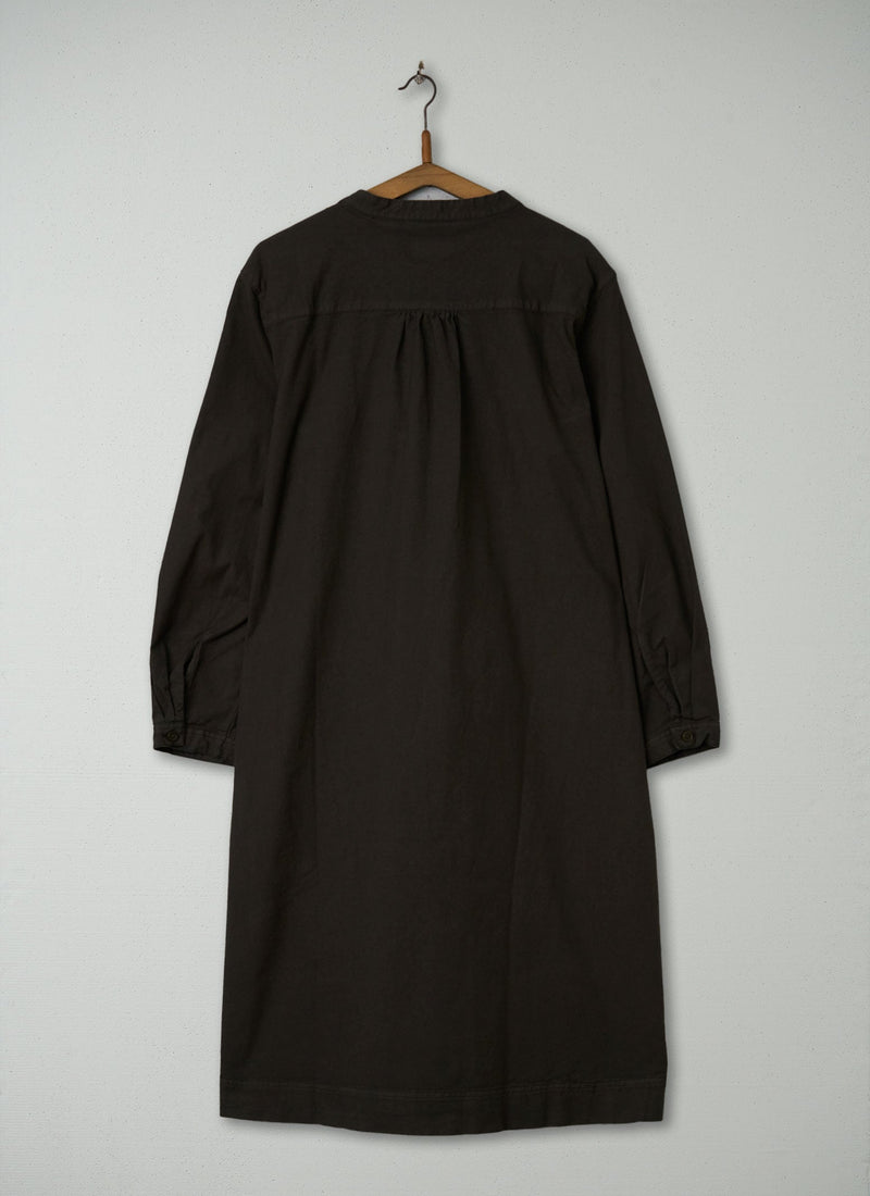 Reworn Ruffle Neck Shirt Dress Size 10 (1920) | Verdigris