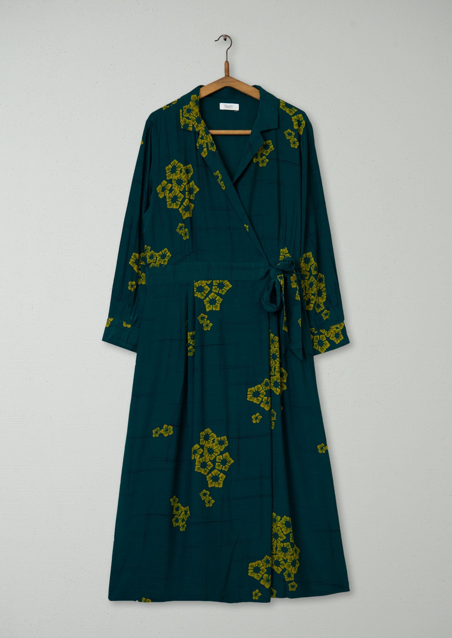 Reworn Floral Print Wrap Dress Size 12 (1969) | Multi