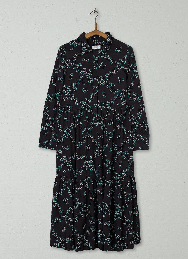 Reworn Floral Print Shirt Dress Size 6 (729) | Multi