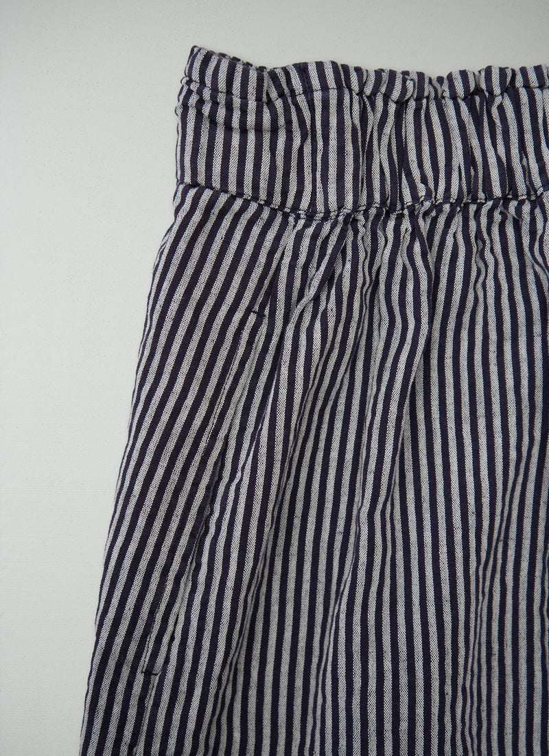 Reworn Cotton Linen Skirt Size 14 (374) | Multi
