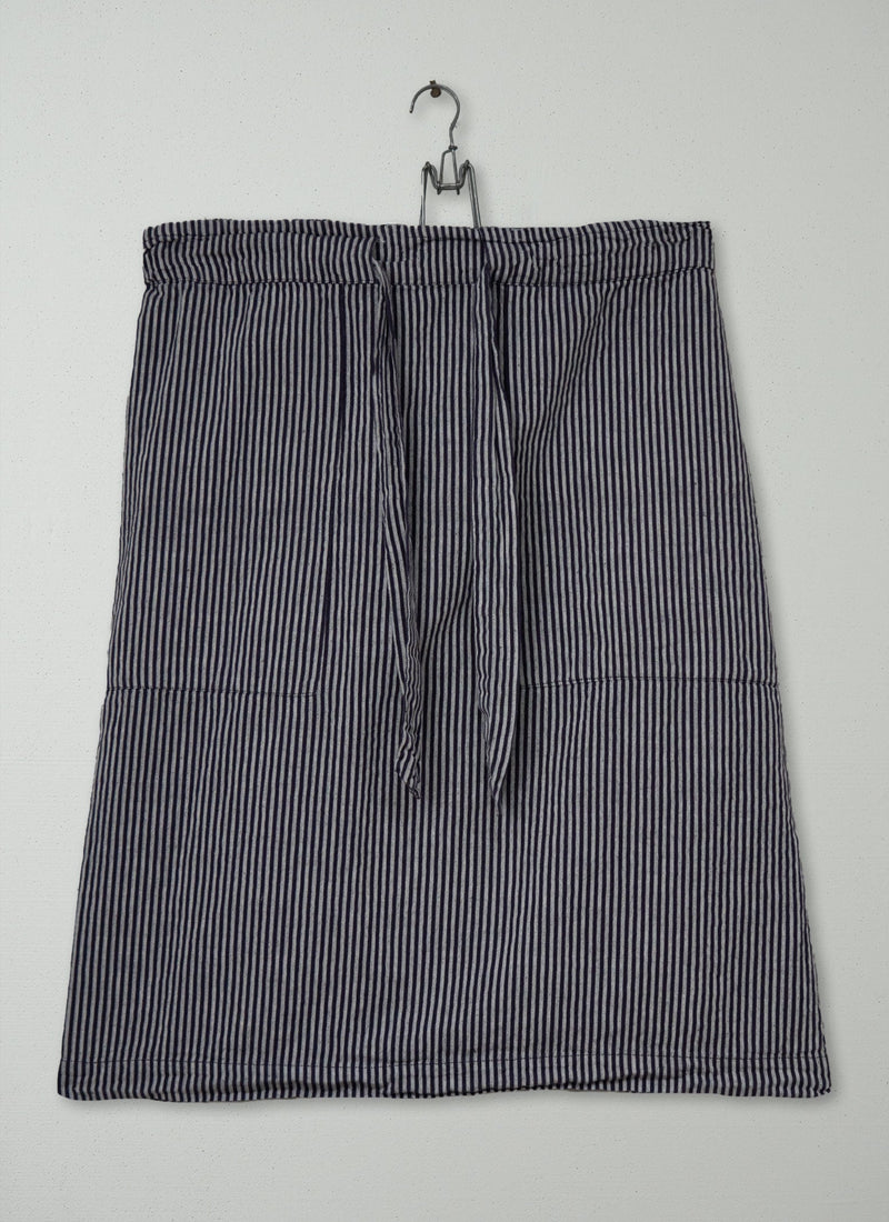 Reworn Cotton Linen Skirt Size 14 (374) | Multi