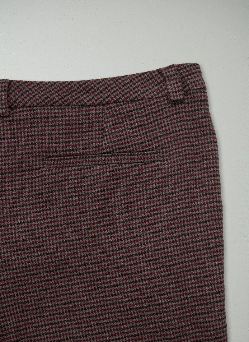 Reworn Check Cigarette Pants Size 14 (768) | Multi