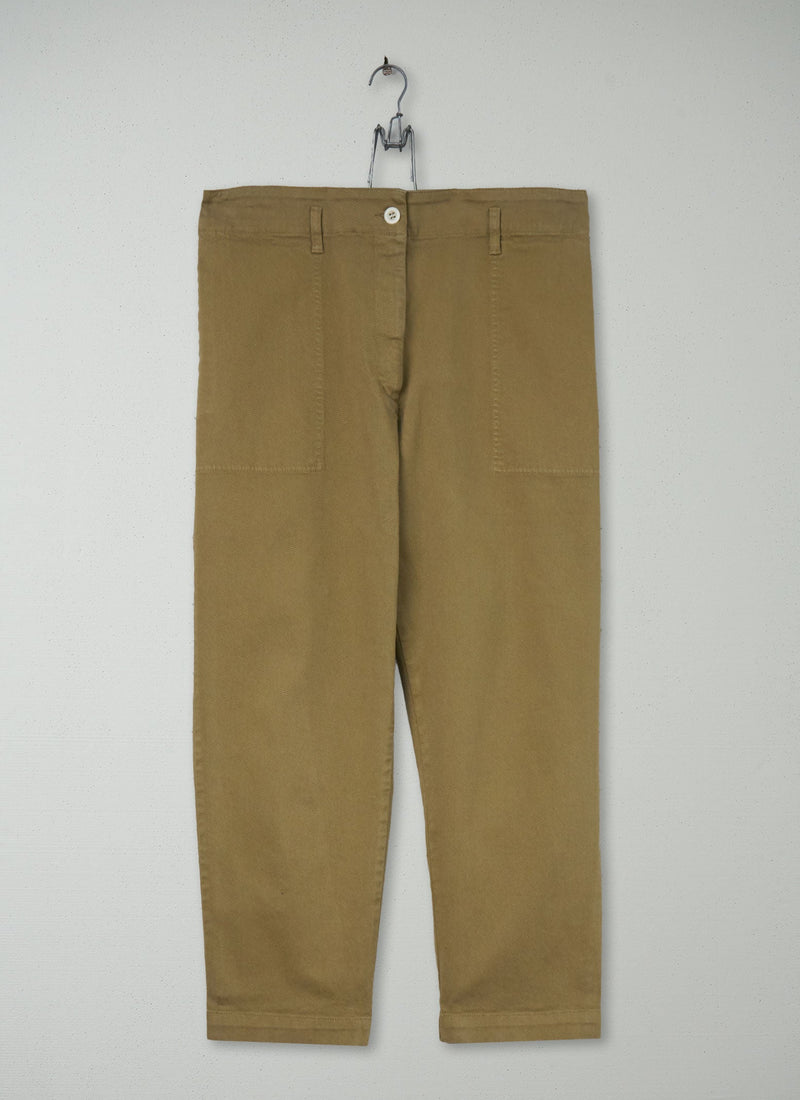 Reworn Garment Washed Boy Trousers Size 12 (1714) | Fawn