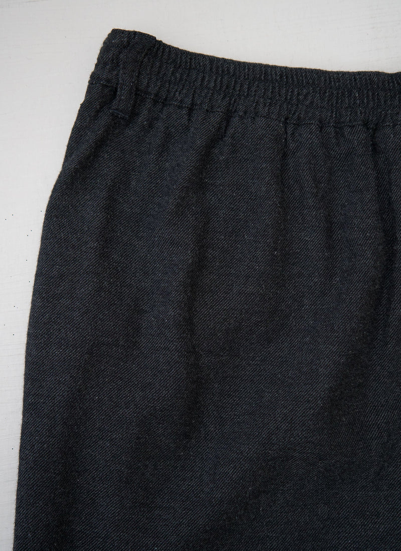 Reworn Cotton Wool Trousers Size 10 (1433) | Charcoal