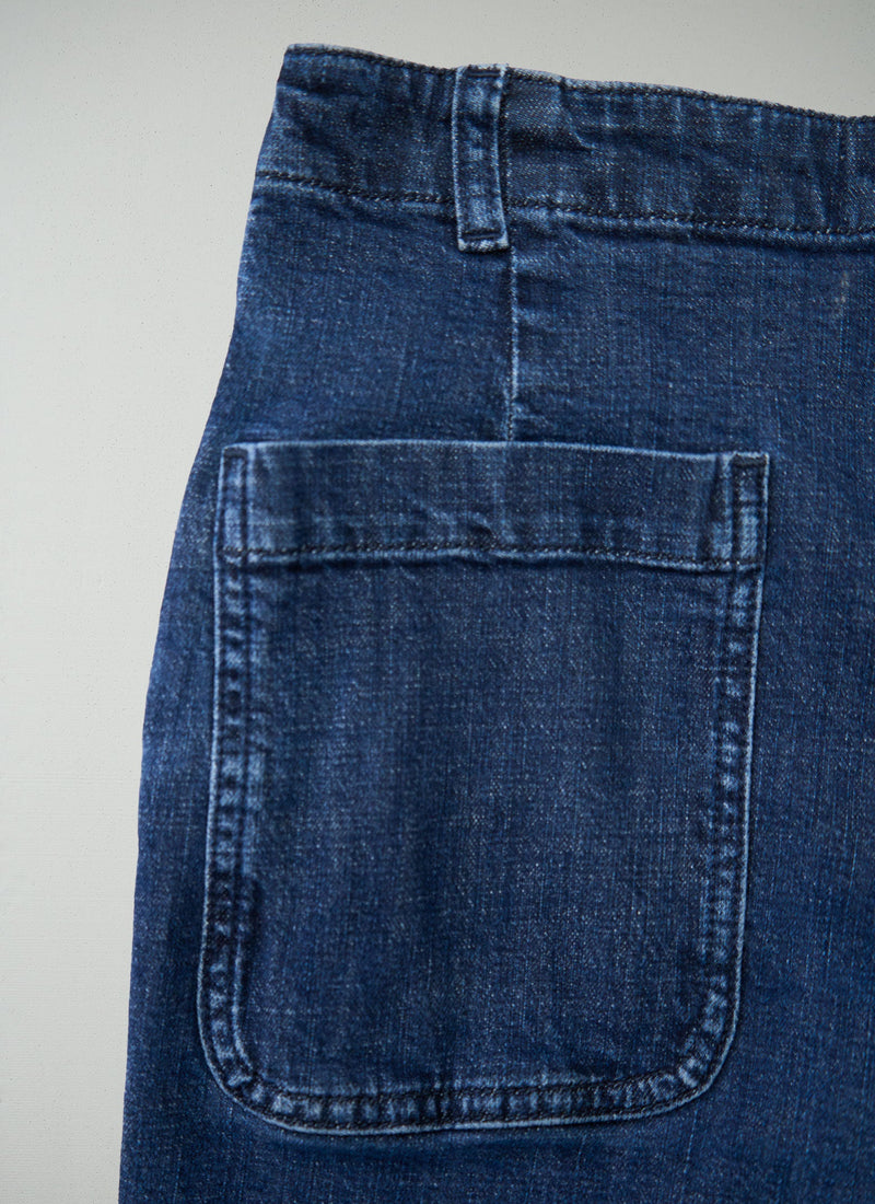 Reworn Longer Length Ashley Pants Size 8 (1368) | Indigo