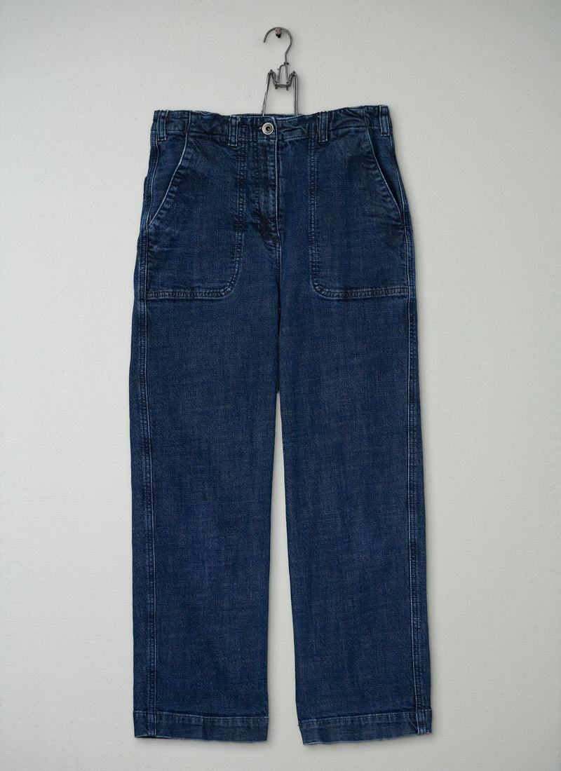 Reworn Longer Length Ashley Pants Size 8 (1368) | Indigo