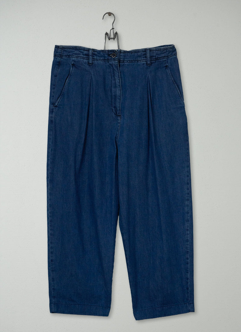 Reworn Felix Indigo Denim Trousers Size 12 (1464) | Indigo