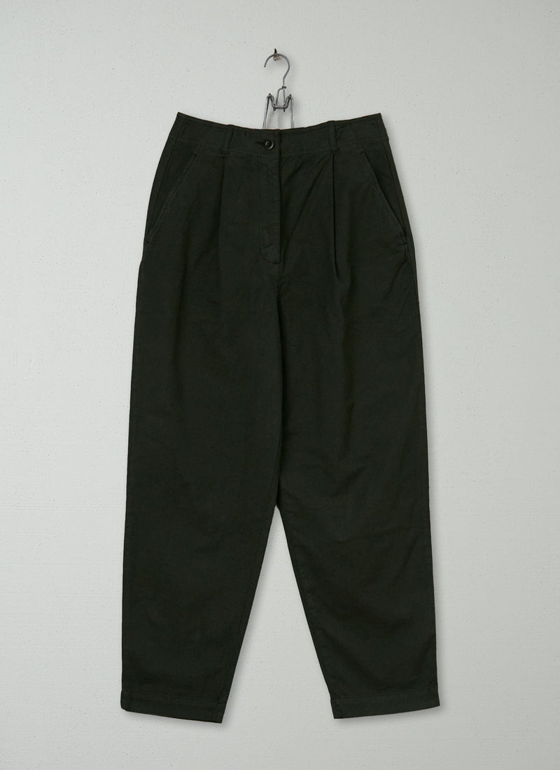 Reworn Cotton Canvas Pants Size 8 (978) | Ash Green