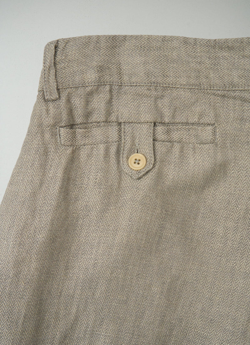 Reworn Panama Straight Leg Pants Size 8 (1415) | Beige
