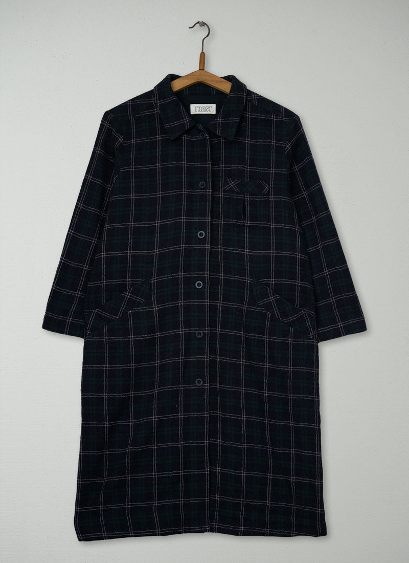 Reworn Check Tunic Dress Size 10 (2177) | Multi