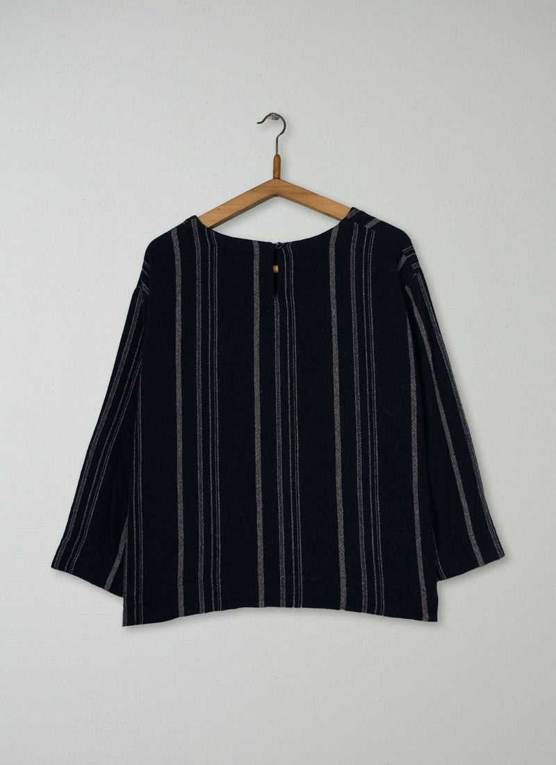 Reworn Stripe Tunic Size 10 (1252) | Multi