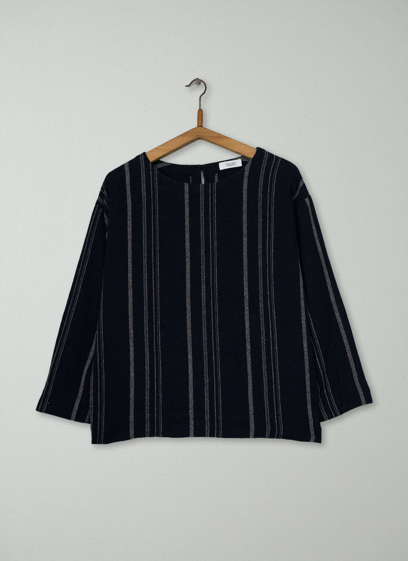 Reworn Stripe Tunic Size 10 (1252) | Multi