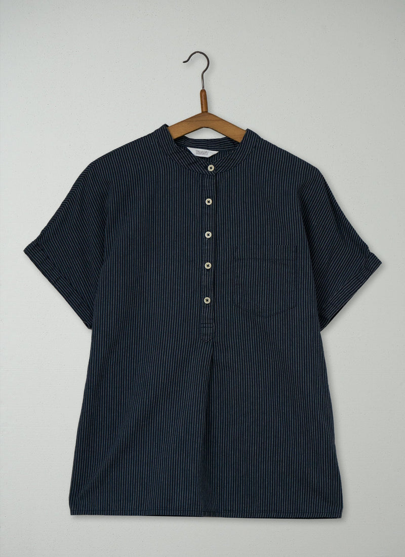 Reworn Stripe Cotton Shirt Size 10 (1111) | Multi