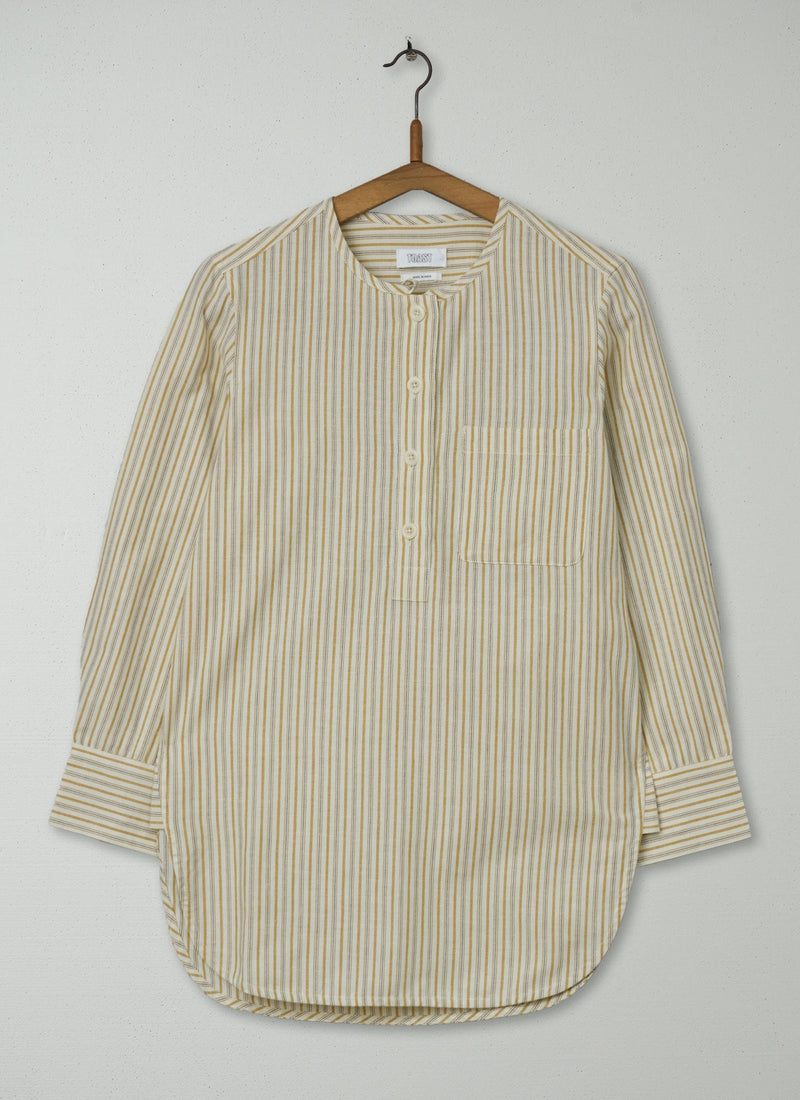 Reworn Stripe Cotton Shirt Size 8 (583) | Multi