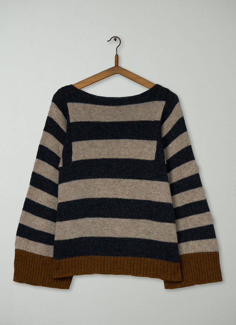 Reworn Wide Sleeve Sweater Size S (567) | Multi