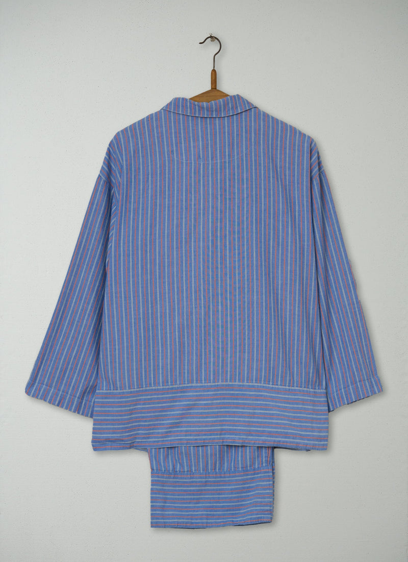 Reworn Stripe Dobby Pajamas Size S (227) | Multi