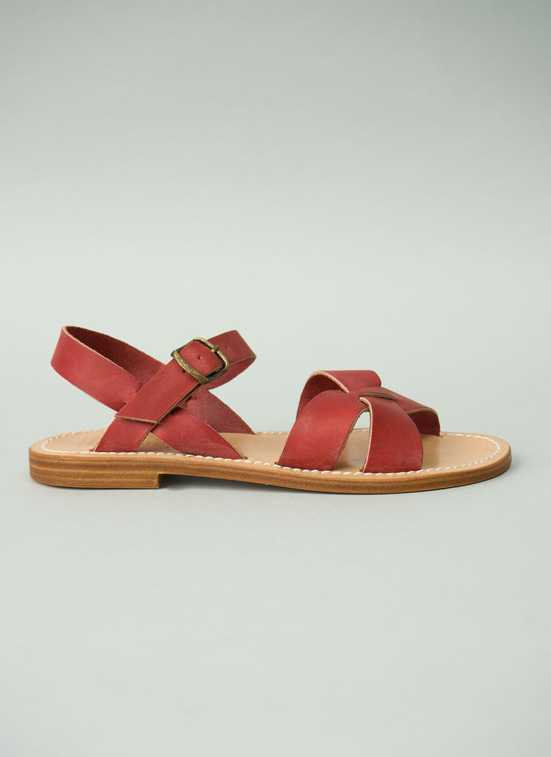 Reworn La Botte Gardiane Pac Sandals Size 36 (717) | Red