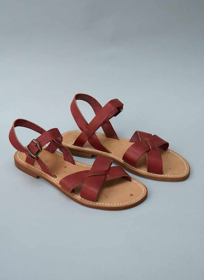 Reworn La Botte Gardiane Pac Sandals Size 39 (644) | Red