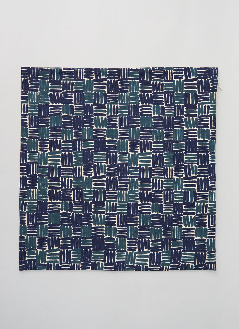 Reworn Lattice Check Pillow Cover (055) | Multi