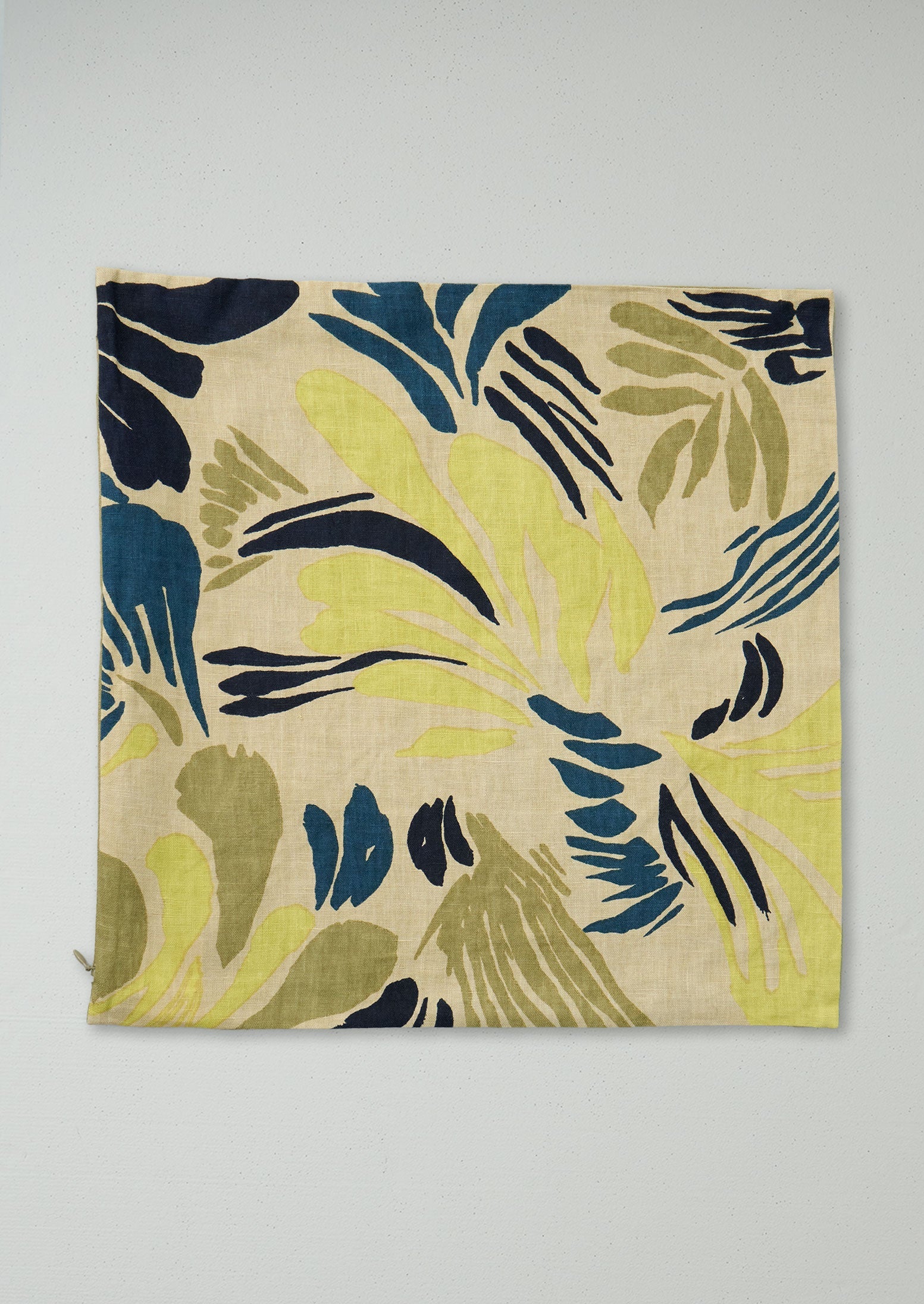 Reworn Floral Linen Pillow Cover (068) | Multi