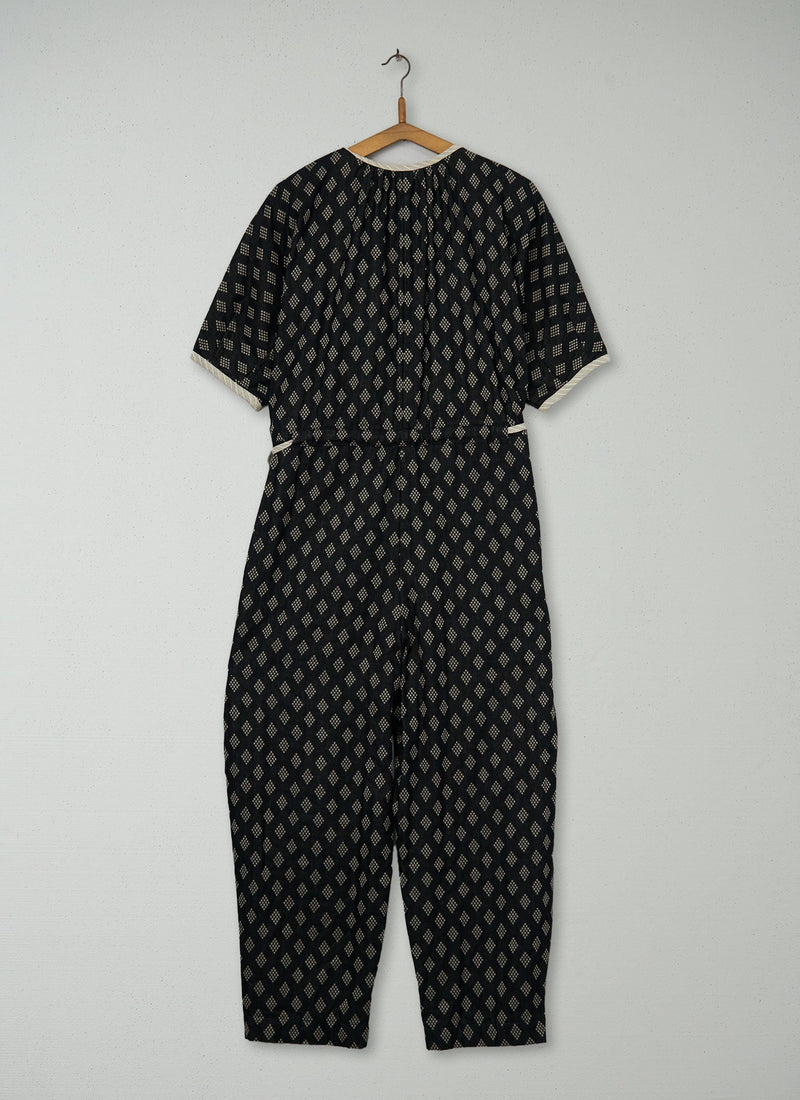 Reworn Diamond Stripe Jumpsuit Size S (1400) | Multi